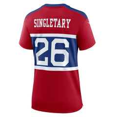 Nike Devin Singletary New York Giants Women's Alternate Game Jersey Century Red