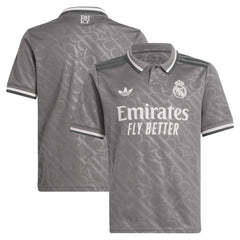 Real Madrid Originals Youth 2024/25 Third Replica Jersey Charcoal - Adidas for sale