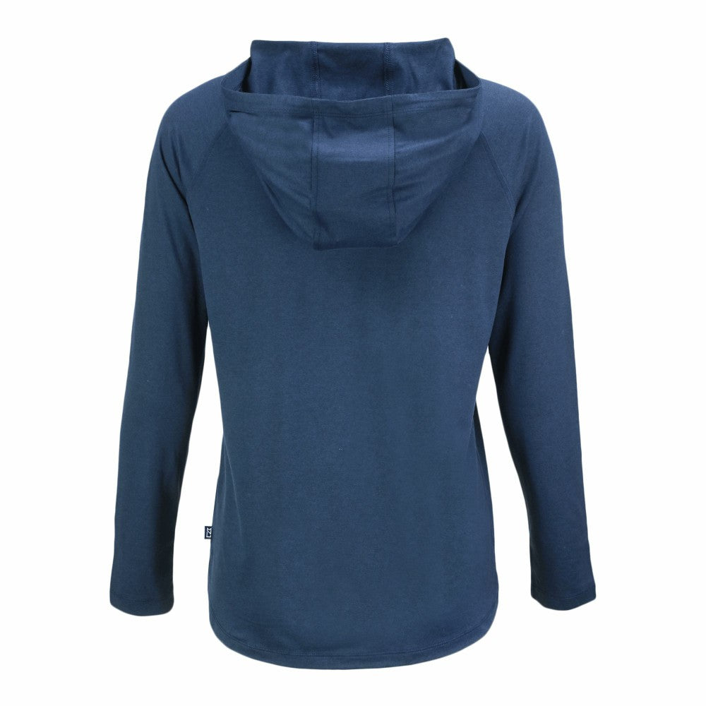 Minnesota Twins Cutter & Buck Women's Coastline Epic Comfort Eco Recycled Raglan Long Sleeve Hoodie T-Shirt - Navy - MLB Online