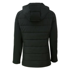 Baltimore Orioles Cutter & Buck Women's Evoke Hybrid Eco Softshell Recycled Full-Zip Hooded Jacket - Black - MLB Lifestyle