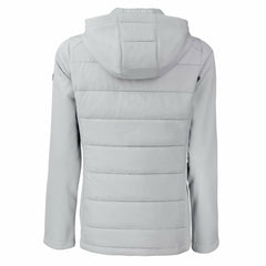 Minnesota Twins Cutter & Buck Women's Evoke Hybrid Eco Softshell Recycled Full-Zip Hooded Jacket - Gray - MLB Online