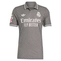 Real Madrid Originals 2024/25 Third Custom Jersey Charcoal - Adidas Discount