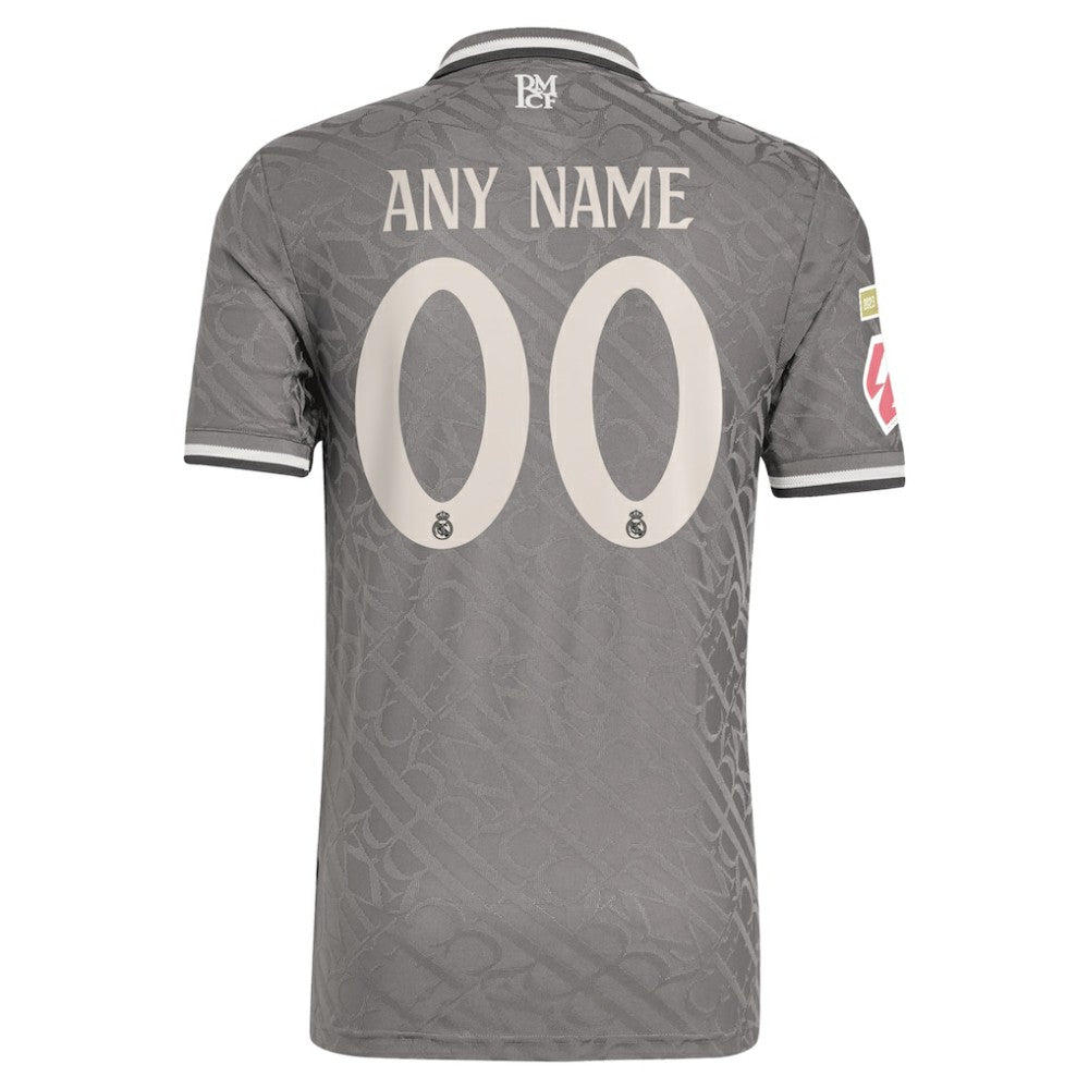 Real Madrid Originals 2024/25 Third Custom Jersey Charcoal - Adidas Discount