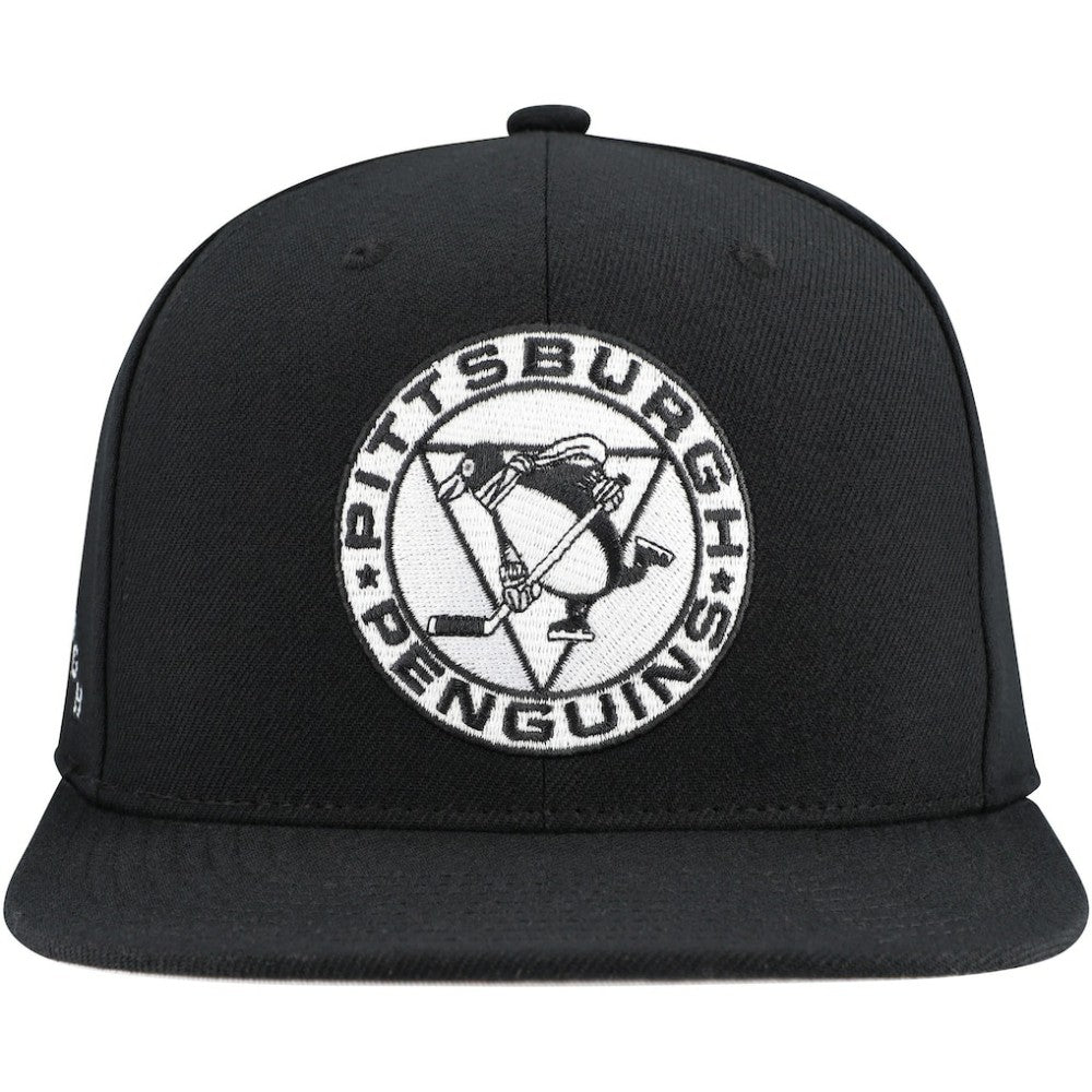 Pittsburgh Penguins Mitchell & Ness Team Snapback Hat - Black - NHL 201873231
