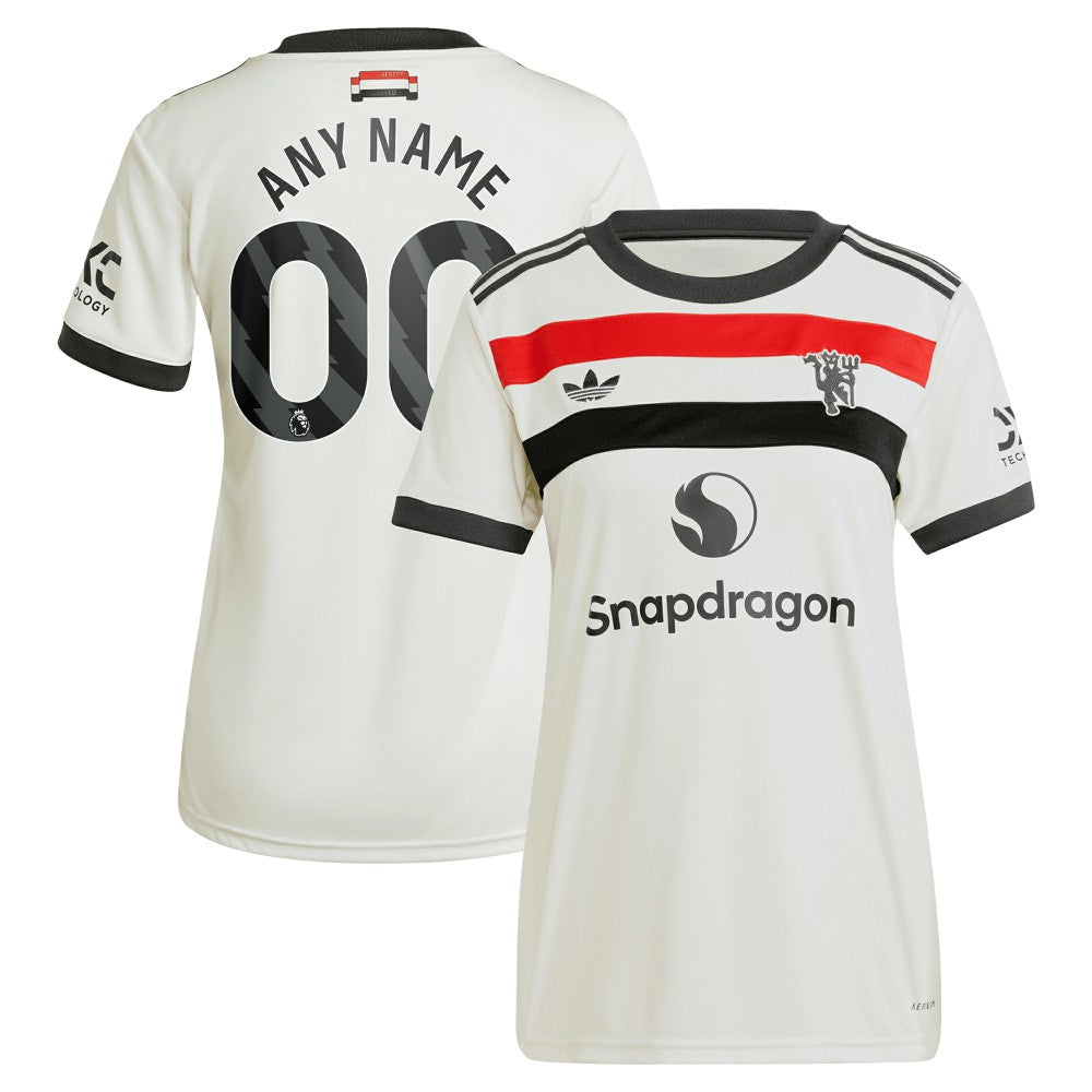 Manchester United Originals Women's 2024/25 Third Custom Replica Jersey Cream - Adidas for sale