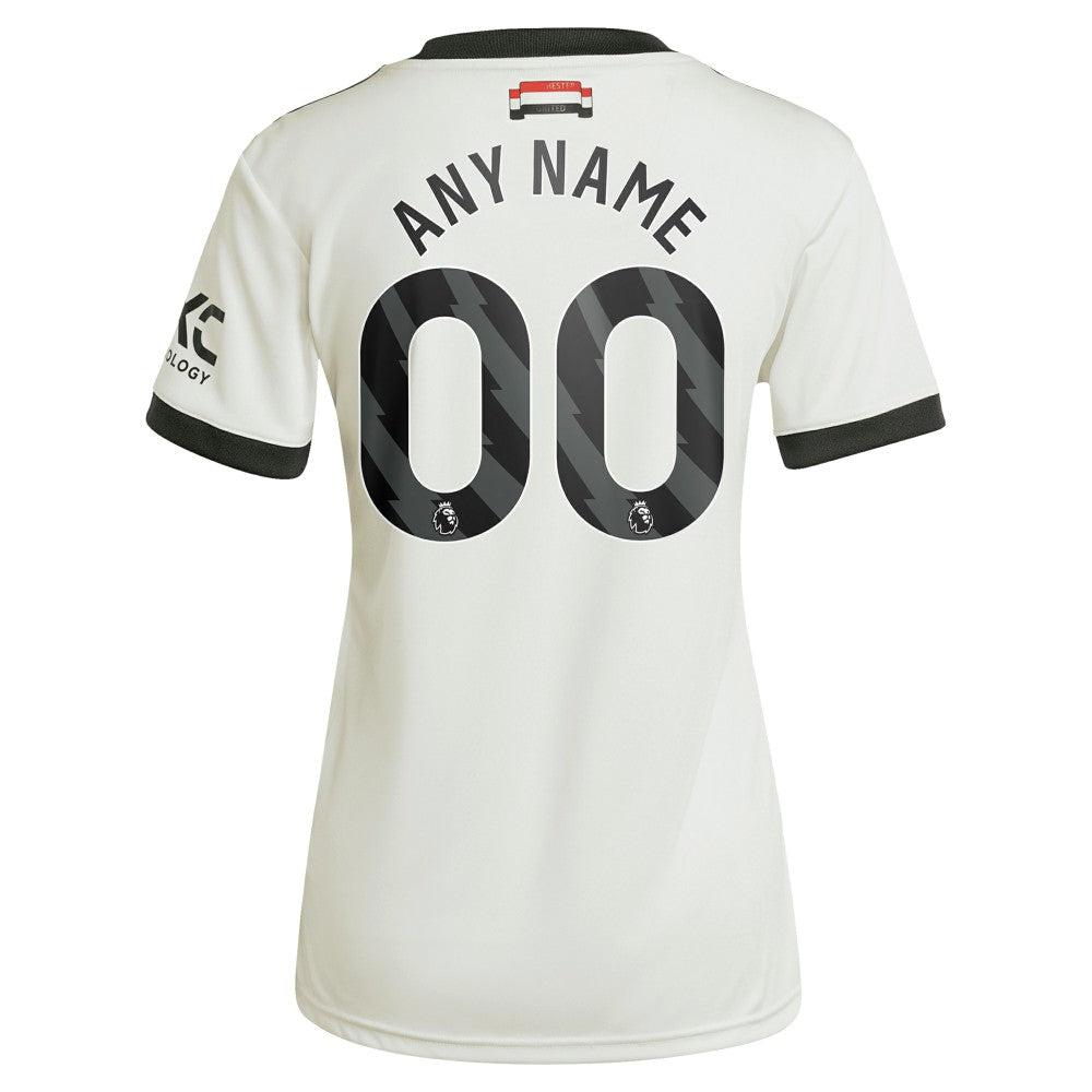 Manchester United Originals Women's 2024/25 Third Custom Replica Jersey Cream - Adidas for sale