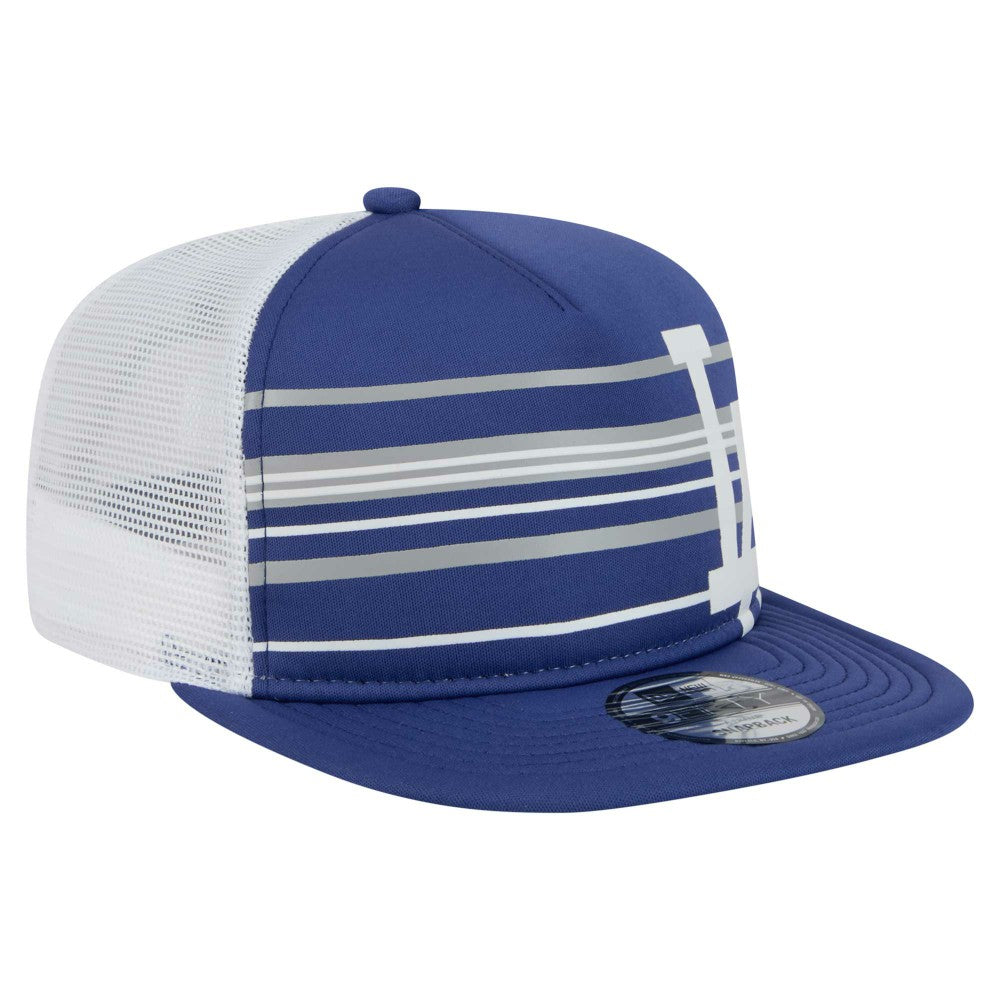 Los Angeles Dodgers New Era 9FIFTY A-Frame Trucker Snapback Hat - Royal - New Era Lifestyle