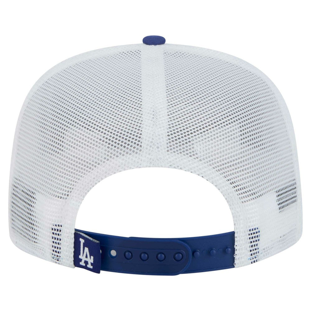 Los Angeles Dodgers New Era 9FIFTY A-Frame Trucker Snapback Hat - Royal - New Era Lifestyle