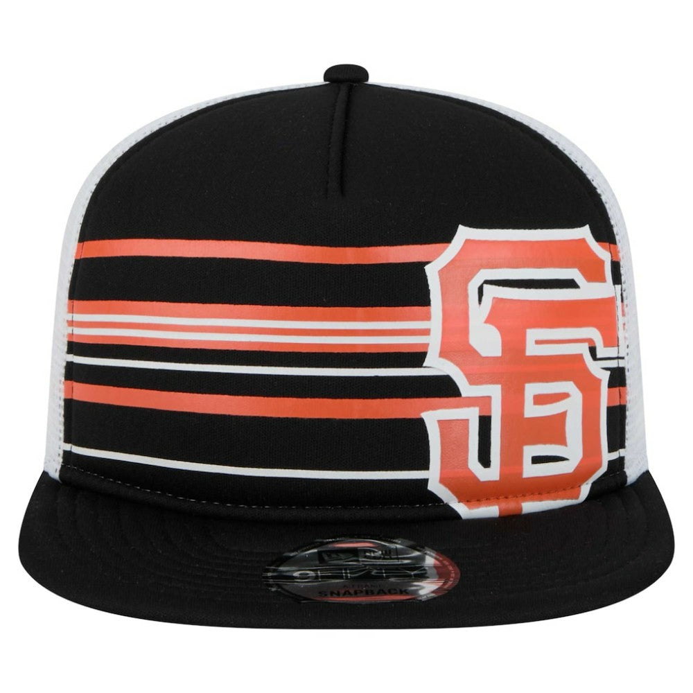 San Francisco Giants New Era 9FIFTY A-Frame Trucker Snapback Hat - Black - New Era on Sale