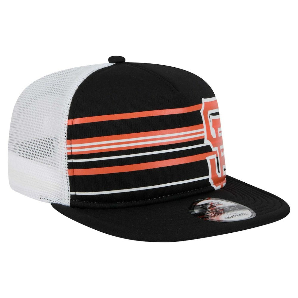 San Francisco Giants New Era 9FIFTY A-Frame Trucker Snapback Hat - Black - New Era on Sale