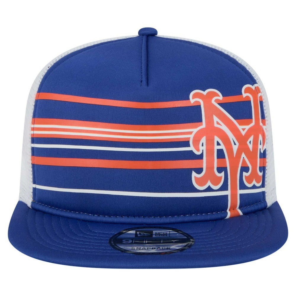 New York Mets New Era 9FIFTY A-Frame Trucker Snapback Hat - Royal - New Era Online