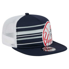 New York Yankees New Era 9FIFTY A-Frame Trucker Snapback Hat - Navy - New Era on Sale