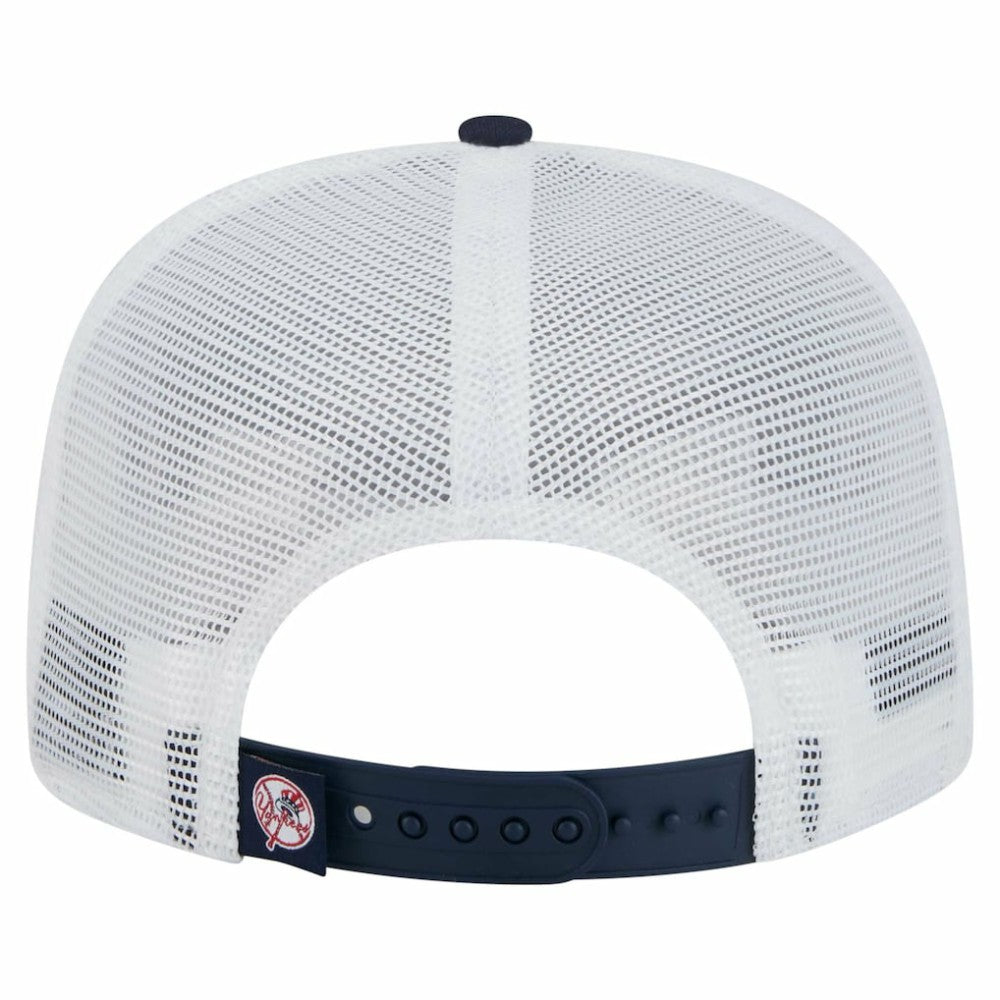 New York Yankees New Era 9FIFTY A-Frame Trucker Snapback Hat - Navy - New Era on Sale