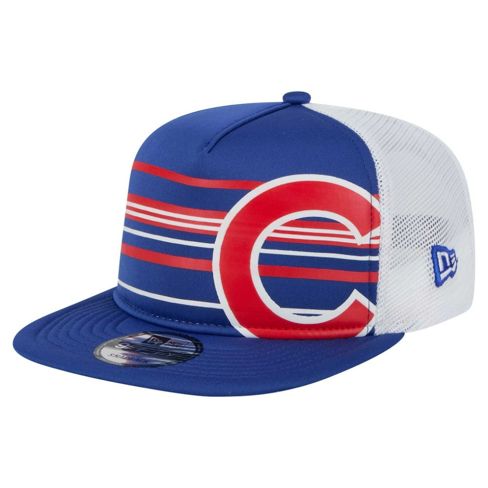 Chicago Cubs New Era 9FIFTY A-Frame Trucker Snapback Hat - Royal - New Era on Sale