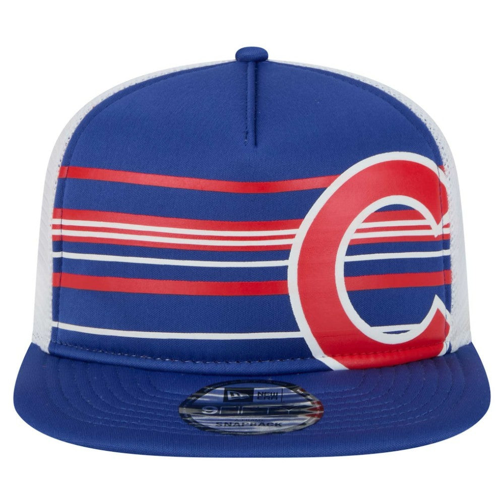 Chicago Cubs New Era 9FIFTY A-Frame Trucker Snapback Hat - Royal - New Era on Sale