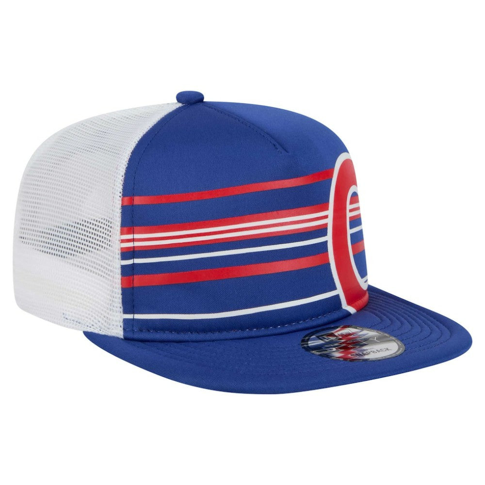 Chicago Cubs New Era 9FIFTY A-Frame Trucker Snapback Hat - Royal - New Era on Sale