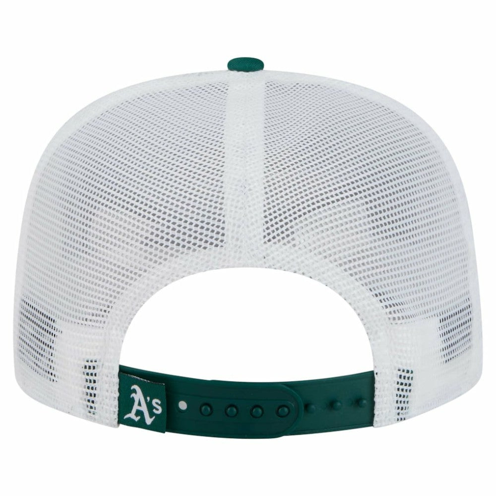Athletics New Era 9FIFTY A-Frame Trucker Snapback Hat - Green - New Era Discount