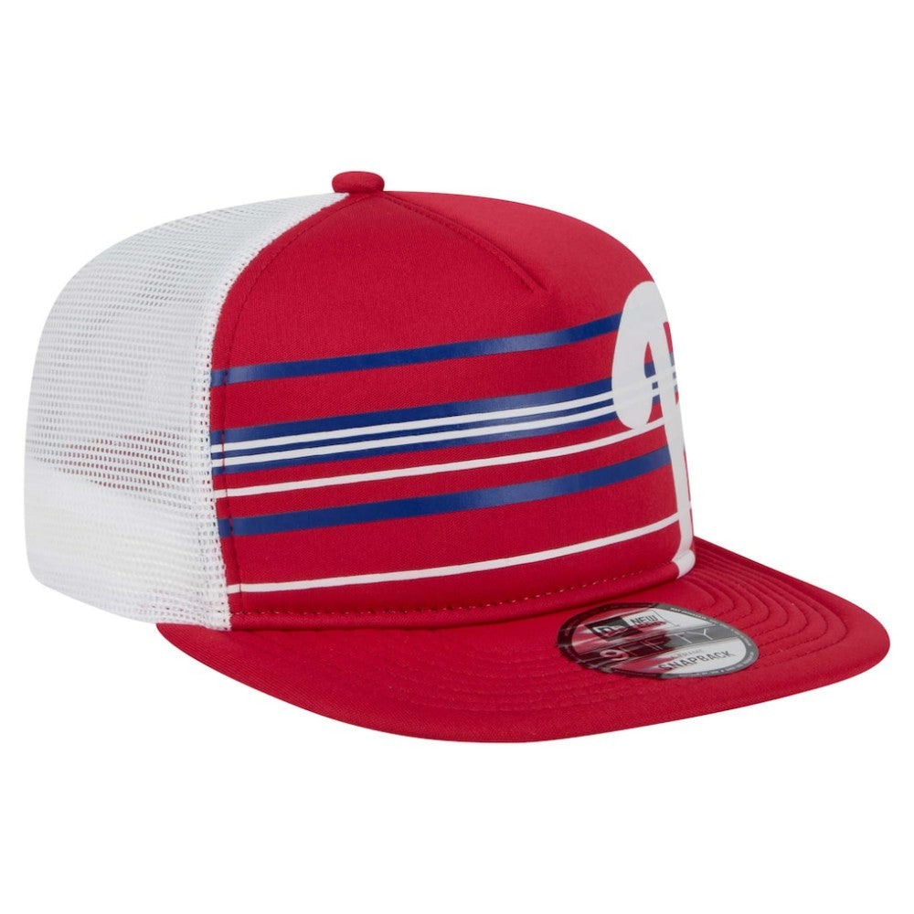 Philadelphia Phillies New Era 9FIFTY A-Frame Trucker Snapback Hat - Red - New Era Discount