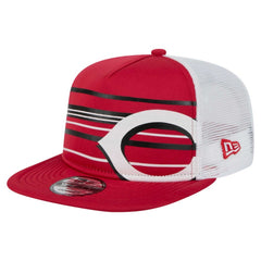 Cincinnati Reds New Era 9FIFTY A-Frame Trucker Snapback Hat - Red - New Era Sale