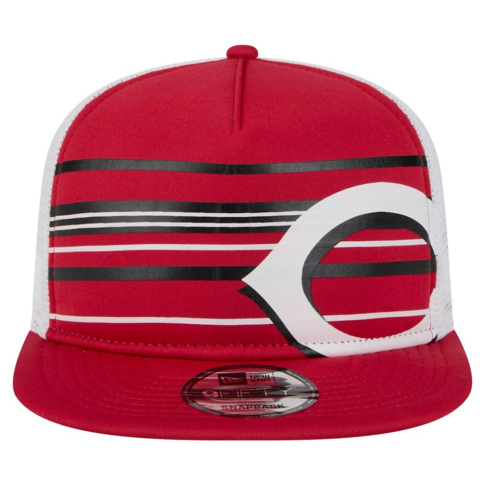 Cincinnati Reds New Era 9FIFTY A-Frame Trucker Snapback Hat - Red - New Era Sale