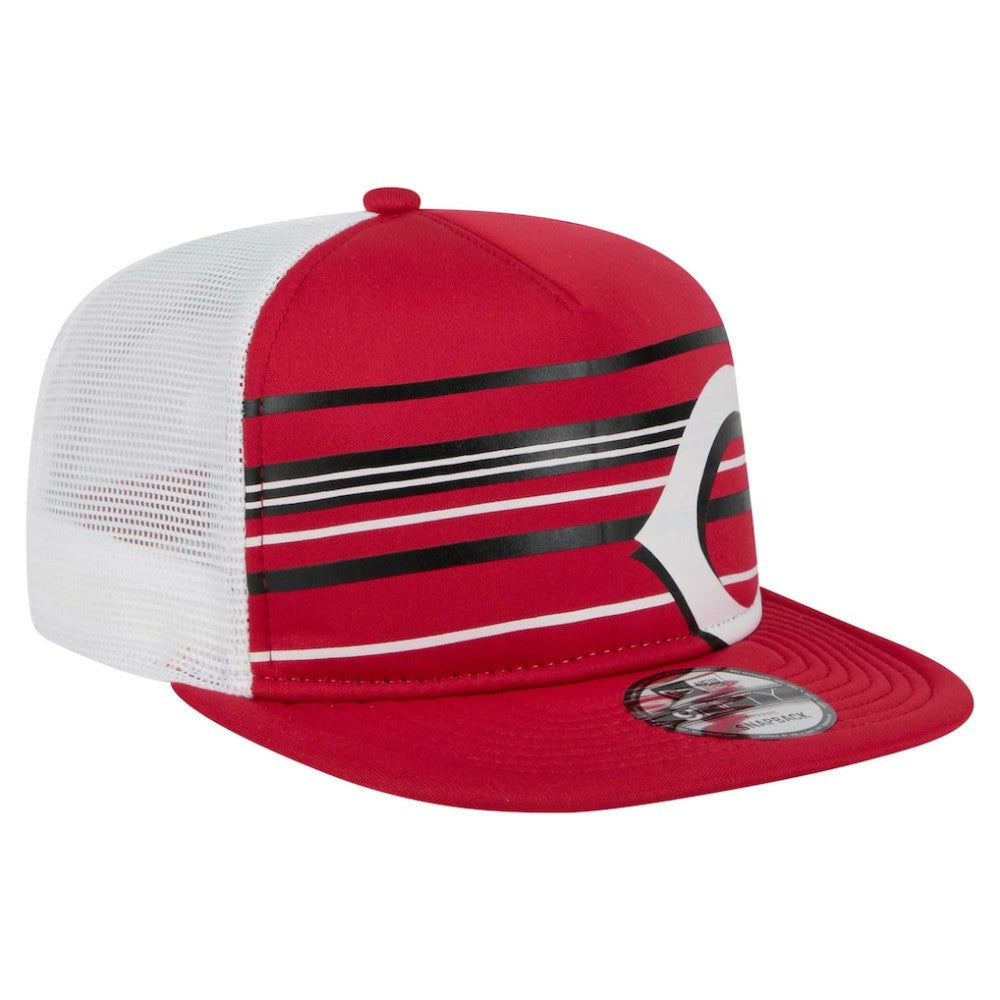 Cincinnati Reds New Era 9FIFTY A-Frame Trucker Snapback Hat - Red - New Era Sale