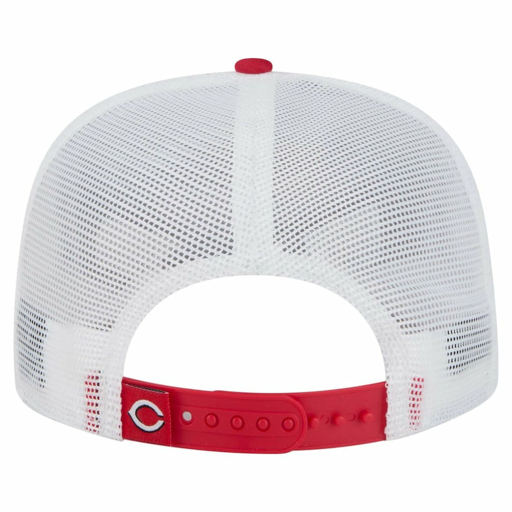 Cincinnati Reds New Era 9FIFTY A-Frame Trucker Snapback Hat - Red - New Era Sale