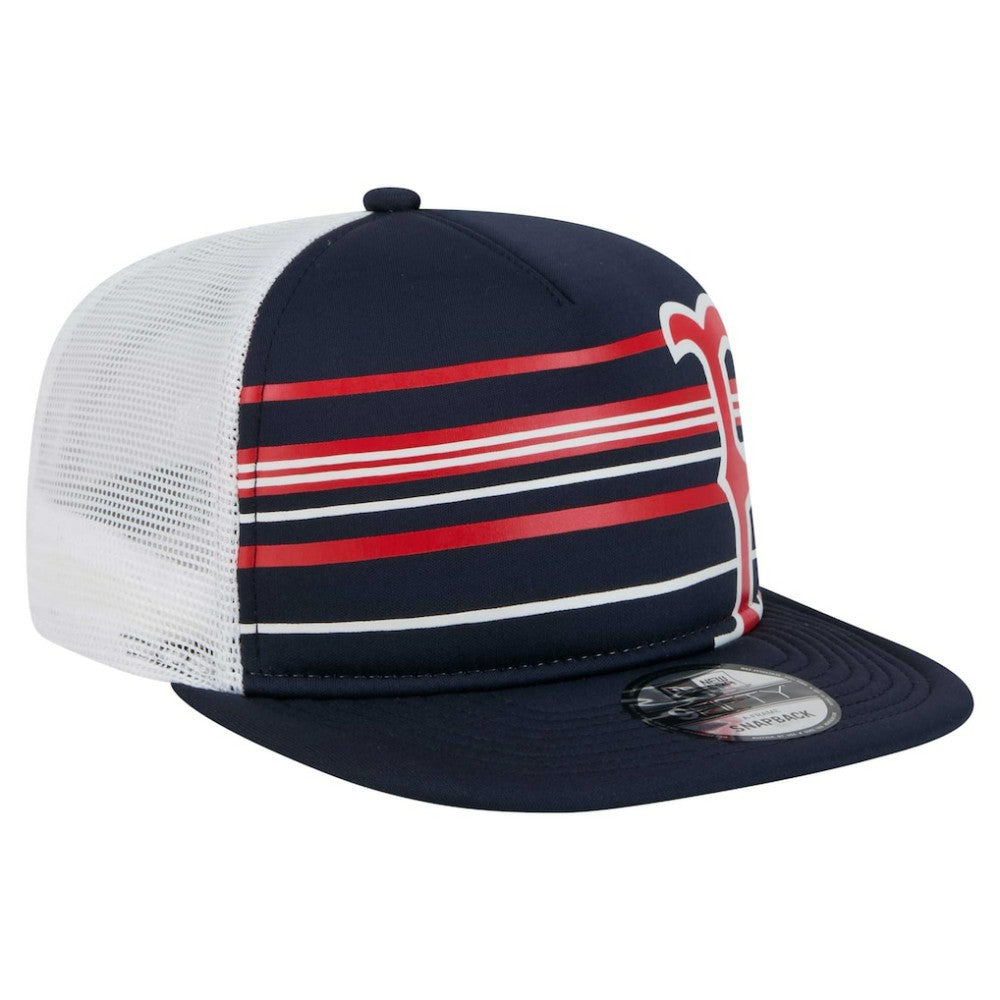 Boston Red Sox New Era 9FIFTY A-Frame Trucker Snapback Hat - Navy - New Era on Sale