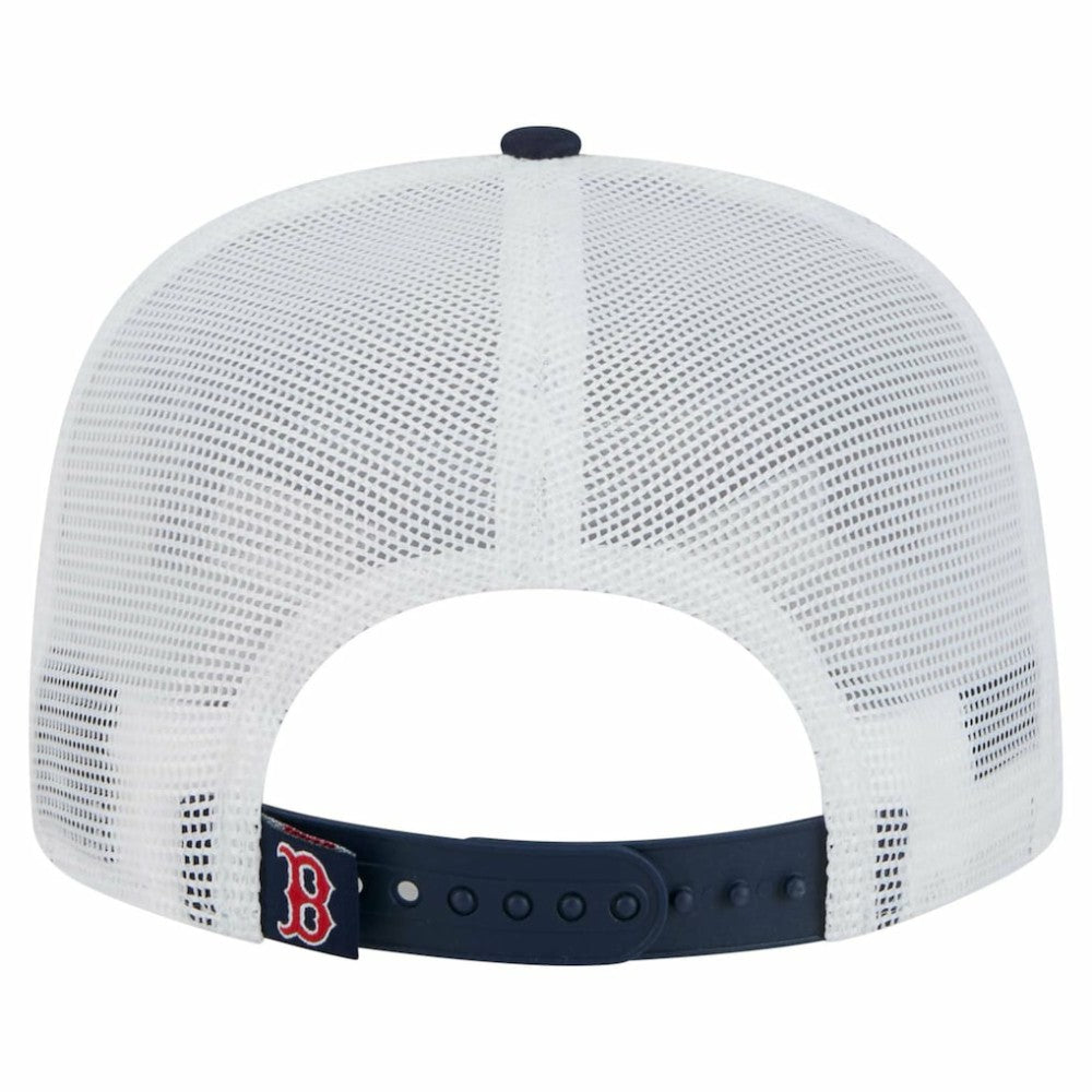 Boston Red Sox New Era 9FIFTY A-Frame Trucker Snapback Hat - Navy - New Era on Sale