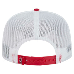 Los Angeles Angels New Era 9FIFTY A-Frame Trucker Snapback Hat - Red - New Era Sale