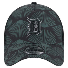 Detroit Tigers New Era 9FORTY A-Frame Trucker Adjustable Hat - Black - New Era Lifestyle