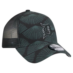 Detroit Tigers New Era 9FORTY A-Frame Trucker Adjustable Hat - Black - New Era Lifestyle