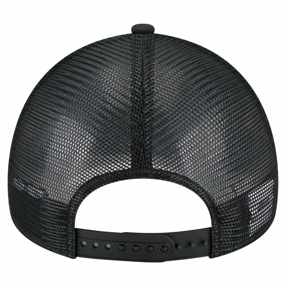 Atlanta Braves New Era 9FORTY A-Frame Trucker Adjustable Hat - Black - New Era Online