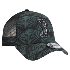 Boston Red Sox New Era 9FORTY A-Frame Trucker Adjustable Hat - Black - New Era on Sale