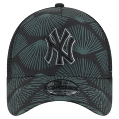 New York Yankees New Era 9FORTY A-Frame Trucker Adjustable Hat - Black - New Era Sale