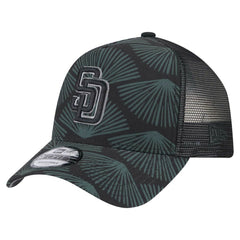 San Diego Padres New Era 9FORTY A-Frame Trucker Adjustable Hat - Black - New Era on Sale