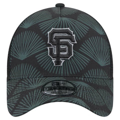 San Francisco Giants New Era 9FORTY A-Frame Trucker Adjustable Hat - Black - New Era Lifestyle