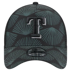 Texas Rangers New Era 9FORTY A-Frame Trucker Adjustable Hat - Black - New Era Online