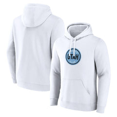 Utah Mammoth Fanatics Draft Logo Pullover Hoodie - White - NHL 201875541