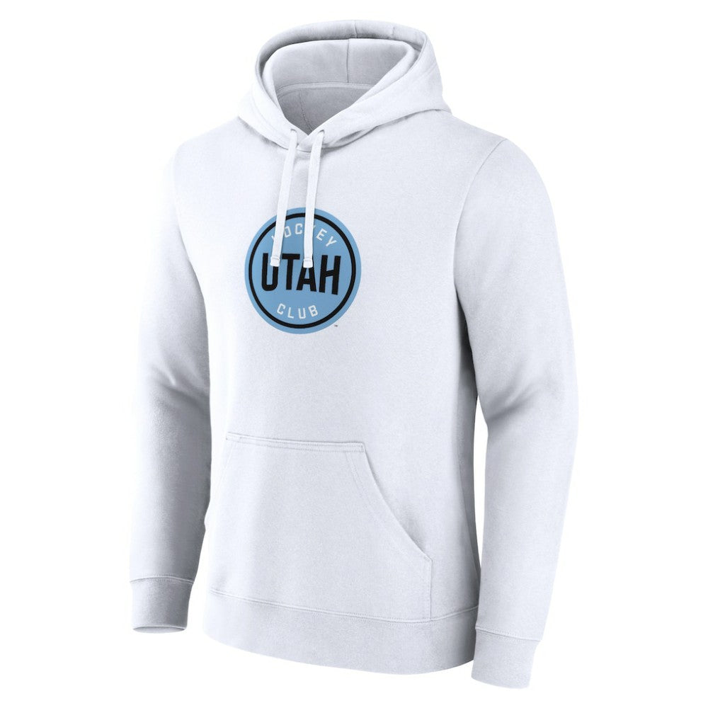 Utah Mammoth Fanatics Draft Logo Pullover Hoodie - White - NHL 201875541