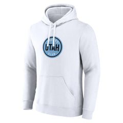 Utah Mammoth Fanatics Draft Logo Pullover Hoodie - White - NHL 201875541