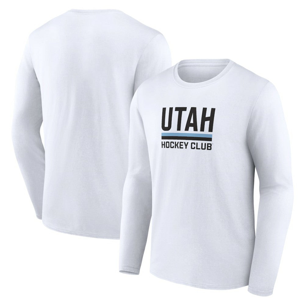 Utah Mammoth Fanatics Secondary Logo Long Sleeve T-Shirt - White - NHL 201875550