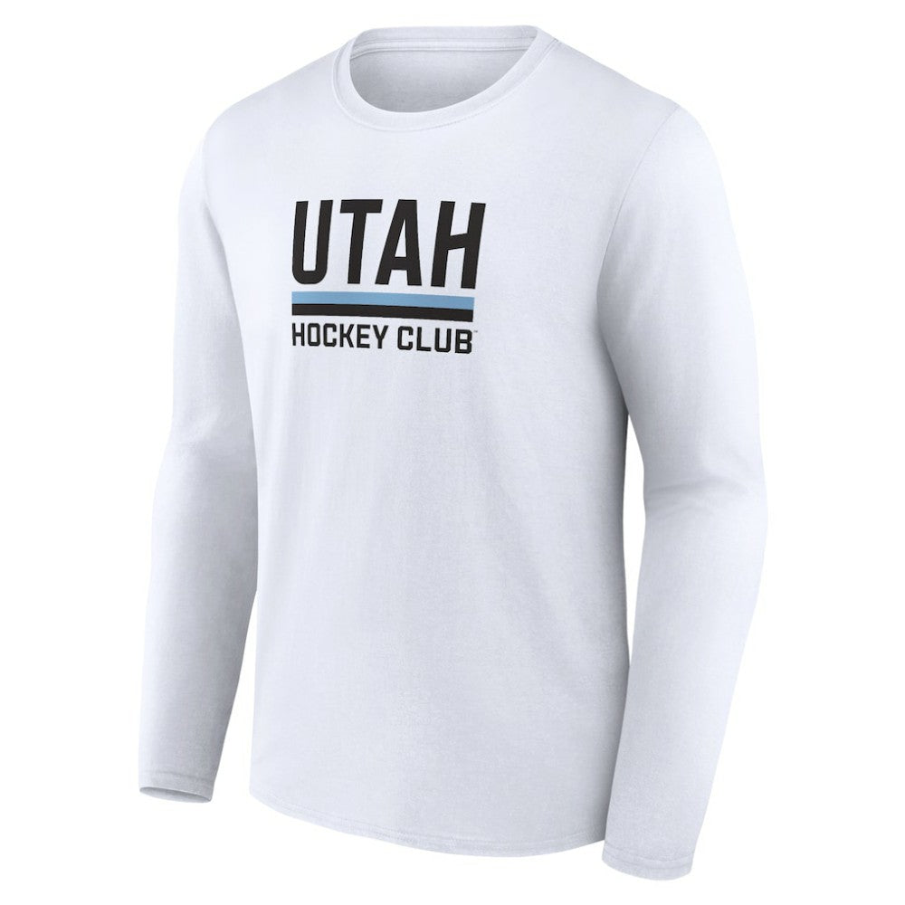 Utah Mammoth Fanatics Secondary Logo Long Sleeve T-Shirt - White - NHL 201875550