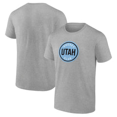 Utah Mammoth Fanatics Draft Logo T-Shirt - Heather Gray - NHL 201875562
