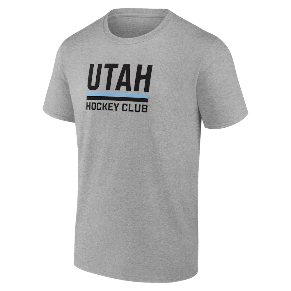 Utah Mammoth Fanatics Draft Logo T-Shirt - Heather Gray - NHL 201875564