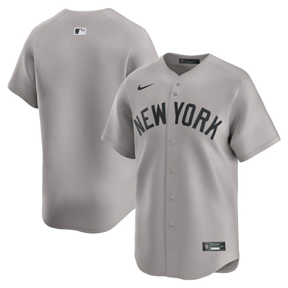 New York Yankees Nike Away Limited Jersey - Gray - Nike Online