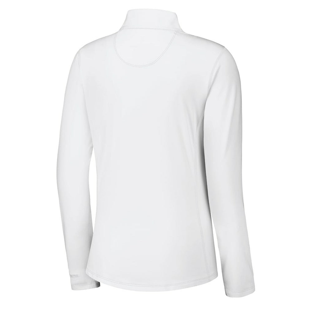 Baltimore Ravens Women's Sport Playa Vista IslandZone Quarter-Zip Jacket White