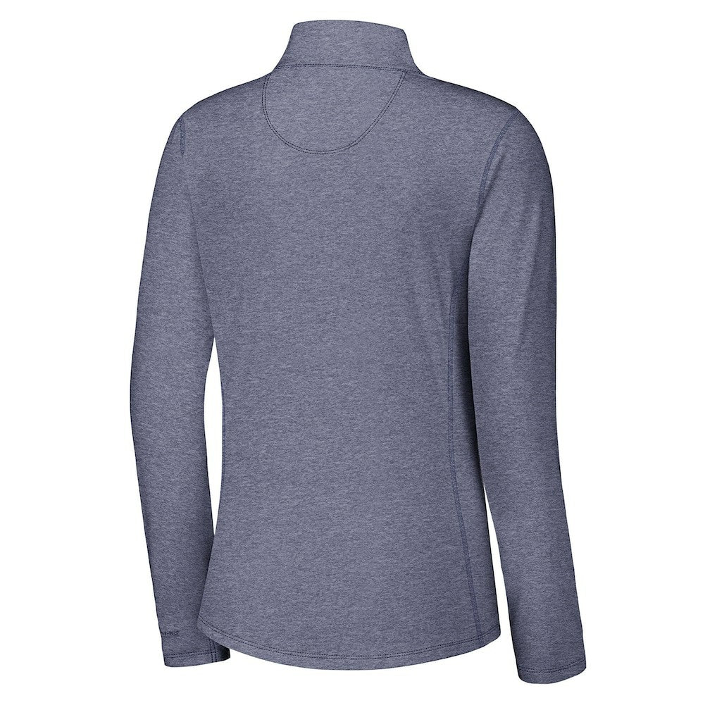 Seattle Seahawks Women's Sport Playa Vista IslandZone Quarter-Zip Jacket Navy