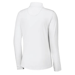 Minnesota Vikings Women's Sport Playa Vista IslandZone Quarter-Zip Jacket White
