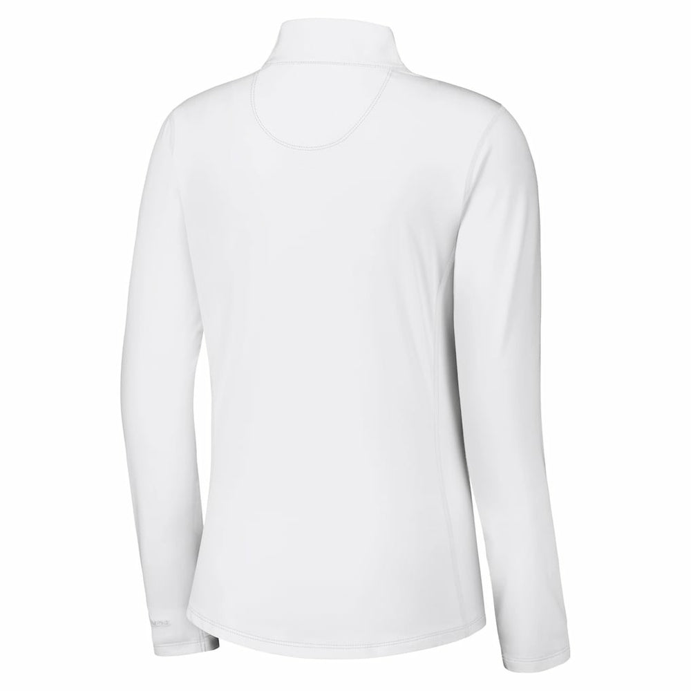 Buffalo Bills Women's Sport Playa Vista IslandZone Quarter-Zip Jacket White