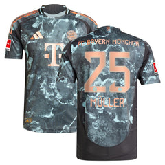 Thomas Müller Bayern Munich 2024/25 Away Player Jersey Black - Adidas outlet